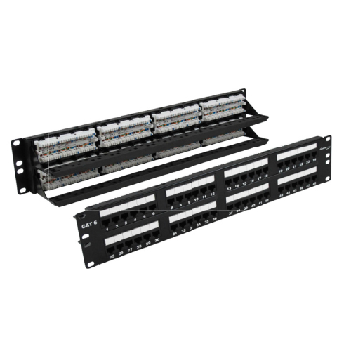 Wavenet 48 Port Cat6 Patch Panel 568A/B