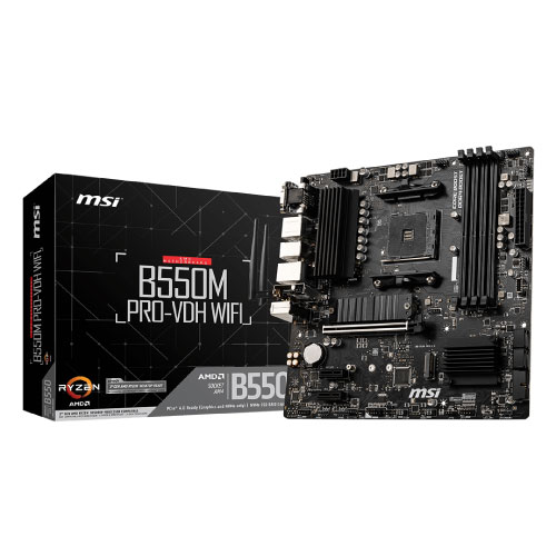 MSI B550M PR0 4XDDR4 3XPCIe HDMI MATX