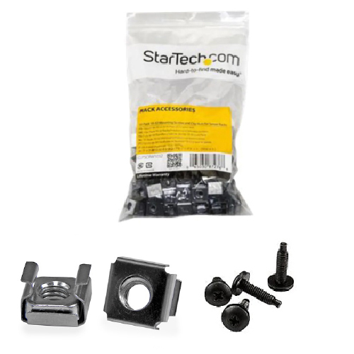 Startech 50 Pack 10/32 Screw & Clip Nut