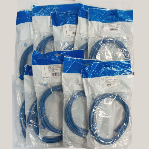 7 ft Blue 10 Pack Cat5e UTP Patch Cable