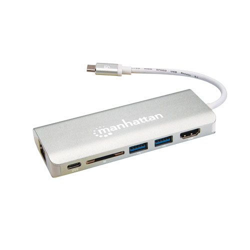 Manhattan USB-C 3.1/ HDMI,2USB,C,GIG,SDC