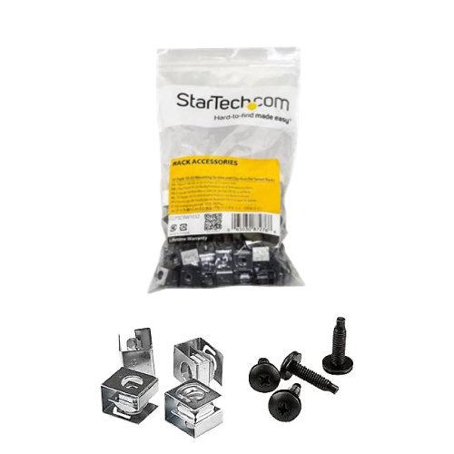 Startech 50 Pack 10/32 Screw & Clip Nut