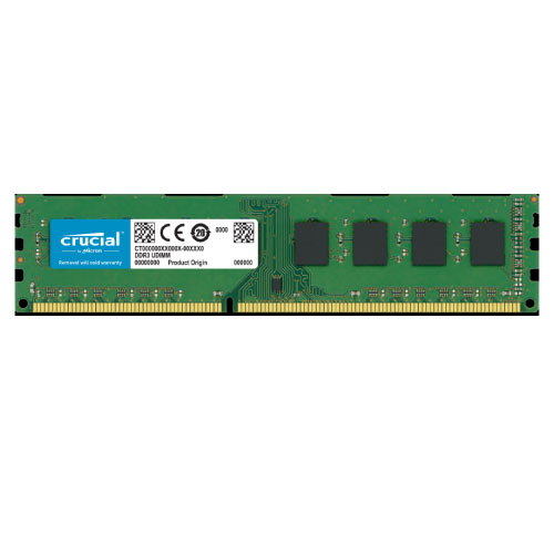 8GB DDR-3 1600 MHZ Crucial