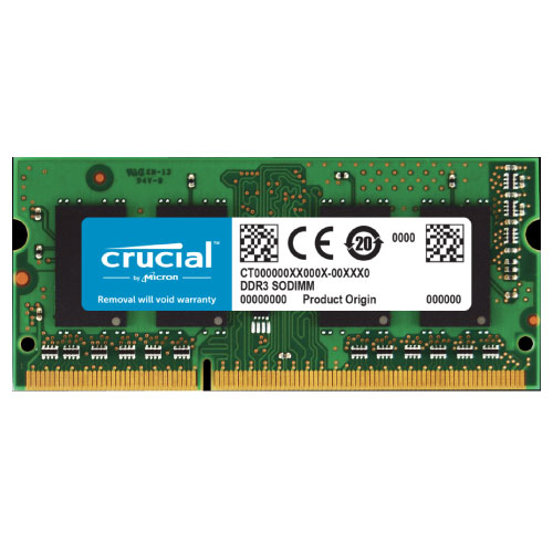 8GB DDR-3 1600 MHZ LV SODIMM Crucial