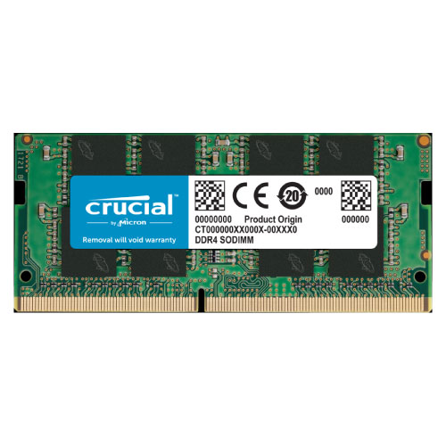 16GB DDR-4 2666 MHZ SODIMM Crucial