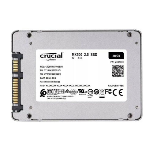 250GB SSD Crucial MX500 EB2
