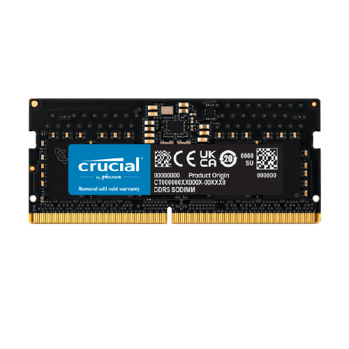 8GB DDR5-4800 Dual Rank SoDimm Crucial