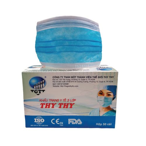3 Ply Medical BFE 99% Face Mask 50 Pack