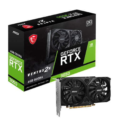 MSI RTX 3050 VENTUS 2X 6G OC 2 FAN