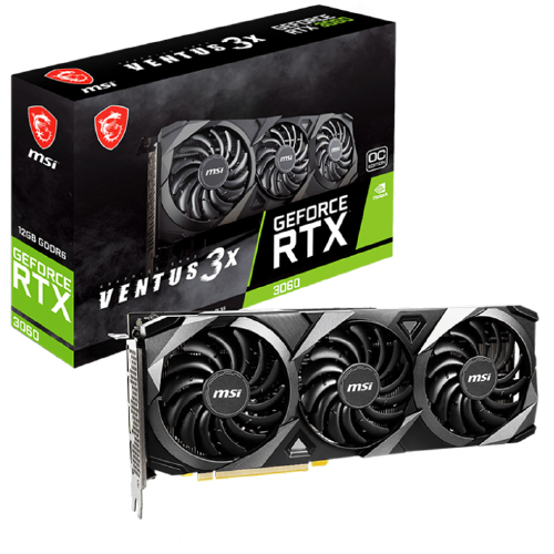 MSI RTX 3060 VENTUS 3X 12G OC  3 FAN