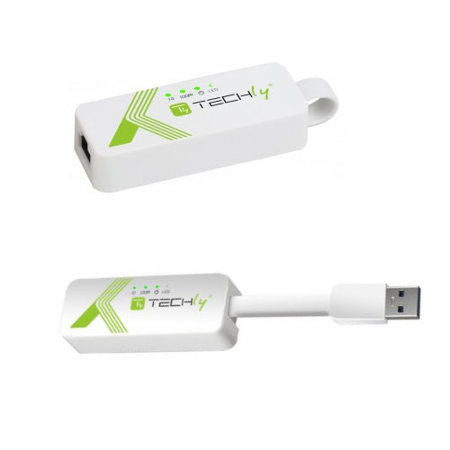 Techly USB 3.0/2.0 Gigabit Adapter