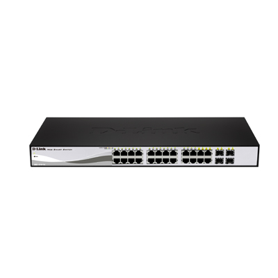 D-LINK 24 PT 10-1000 WEB SMART 4SFP LTW