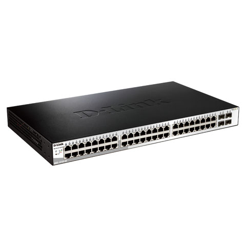 D-LINK 48 PORT 10/1000 MNGD W/4 SFP SD