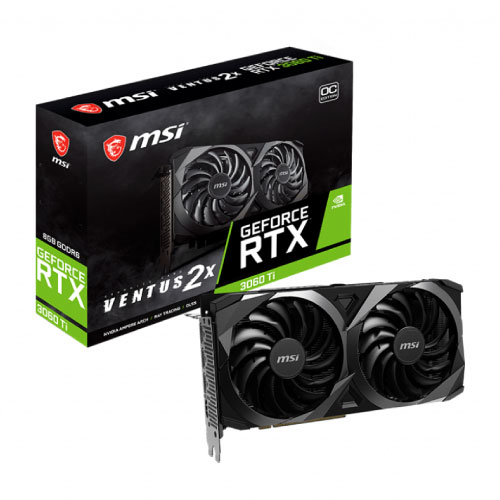 MSI RTX 3060 TI 8GB DDR6 Ventus 2x