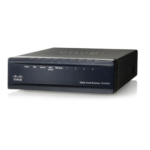 Cisco 6 Port 10-1000 RTR Dual-WAN & VPN