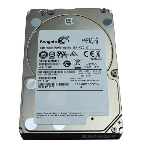 1.2TB SAS 2.5" Seagate Harddrive 100%