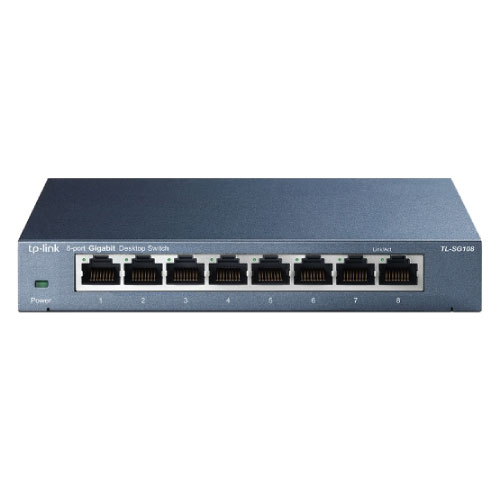 TP-Link 8 Port 10-1000 Switch Metal