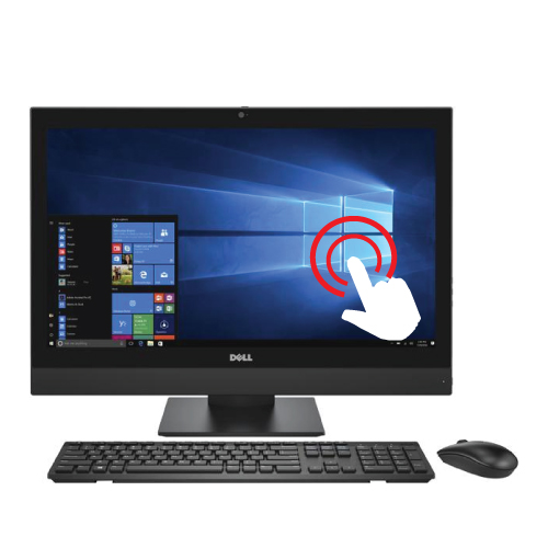 Dell 24" i5 7th-16GB-New 500GB NVMe-W10P