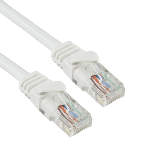 2Ft White 10 Pack Cat6 UTP Patch Cbl Cu