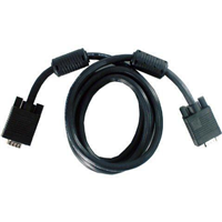 6ft SVGA M-M Blk W-Ferrite