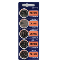 Sony 3V CR2032 CMOS Battery 5 pack