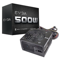 EVGA 500WT Single Fan 80+  Power Supply