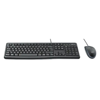 Logitech MK120 104 USB  Kit Wired