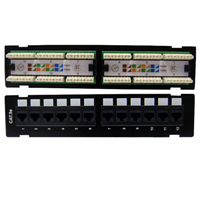 Techly Cat5E Patch Panel 12Port /MNT