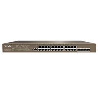 Tenda 24 Port L3 POE 370W + 4 SFP 6KV
