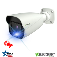 4MP 2.8mm  Bullet Flashing Red + Blue