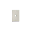 FLUSH WALL PLATE 2 PORT Wht ID 25 PACK