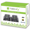 Techly  HDMI Ext Cat6 196ft x1 Cable